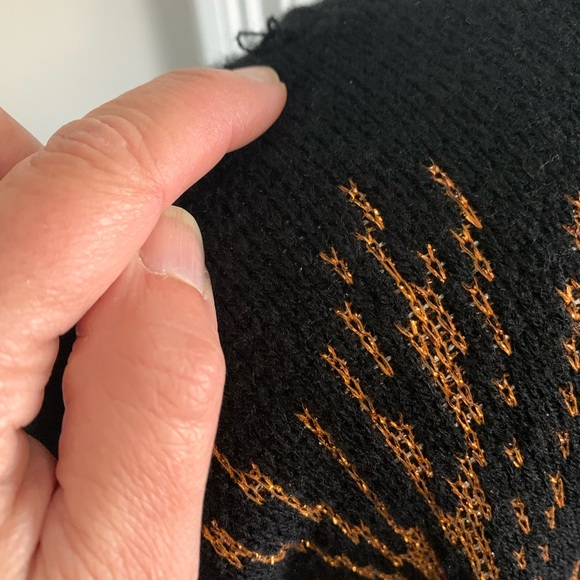 VTG 80’s Dana Scott Star Burst sweater Made in USA medium - Picture 5 of 10